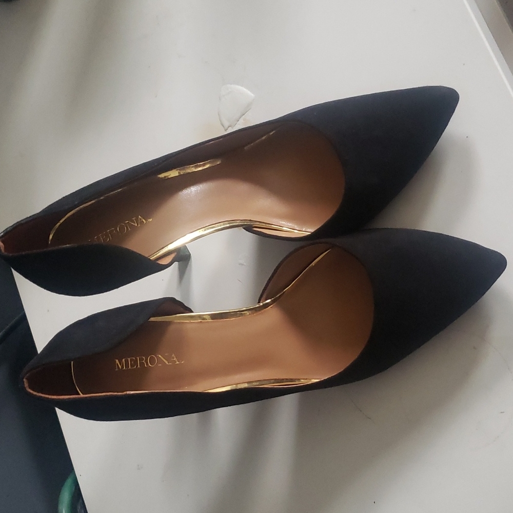 Black Merona Women's Lainee D'Orsay Pumps